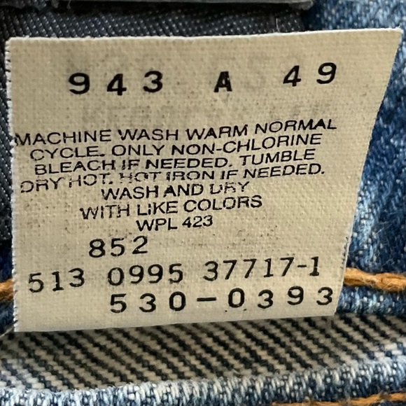 VTG Levi’s 530 Regular Fit Jeans Brown Tab
MADE IN USA
Men’s 36x29 
Blue Denim - Picture 6 of 9